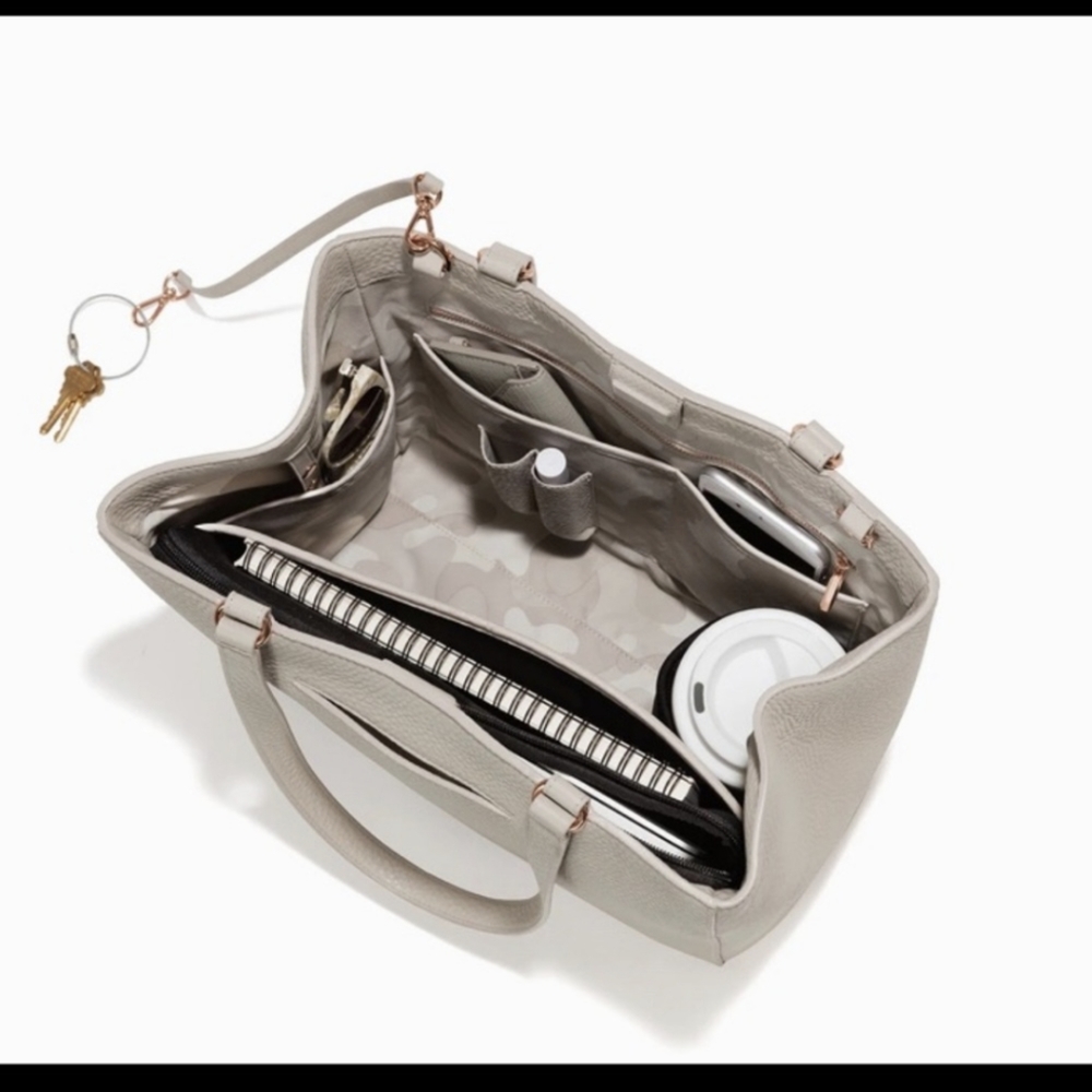 Dagne Dover Allyn Tote, Medium in Bone